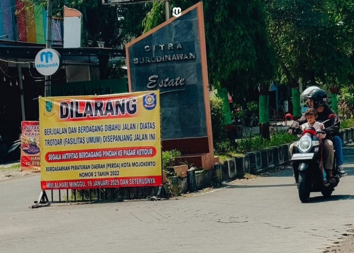 Aktivitas Perdagangan Dilarang Digelar di Perumahan CSE Surodinawan Mojokerto