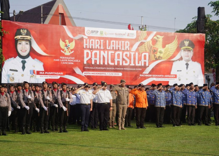 Peringatan Hari Lahir Pancasila di Kota Mojokerto, Persatuan Bangsa Ditekankan di Tengah Tantangan Global