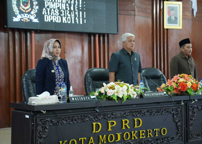 DPRD Kota Mojokerto Gelar Rapat Paripurna  Tiga Raperda Inisiatif