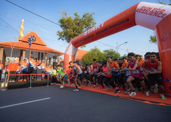 1.422 Peserta Meriahkan Fun Run Bulan PRB 2025 di Kota Mojokerto