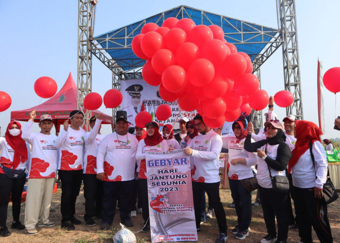 Peringatan Hari Jantung Sedunia, Bupati Mojokerto Bagi Tips CERDIK pada Masyarakat