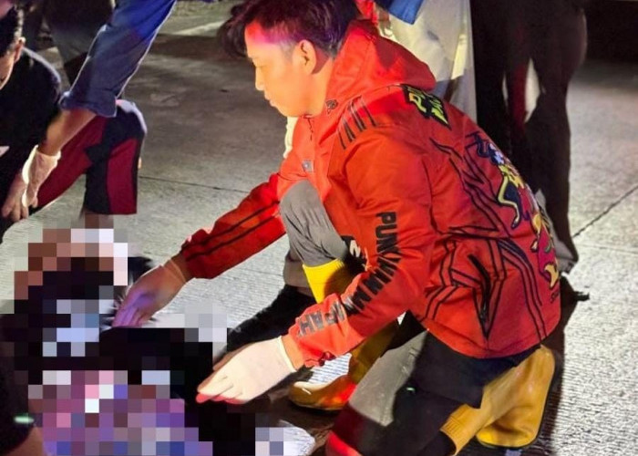 Pemotor Tewas Usai Gagal Salip Truk di Mojokerto