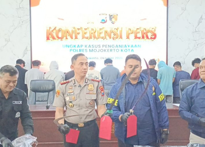 21 Orang Terlibat Penyerangan Angkringan di Mojokerto Diamankan Polisi, 3 Jadi Tersangka