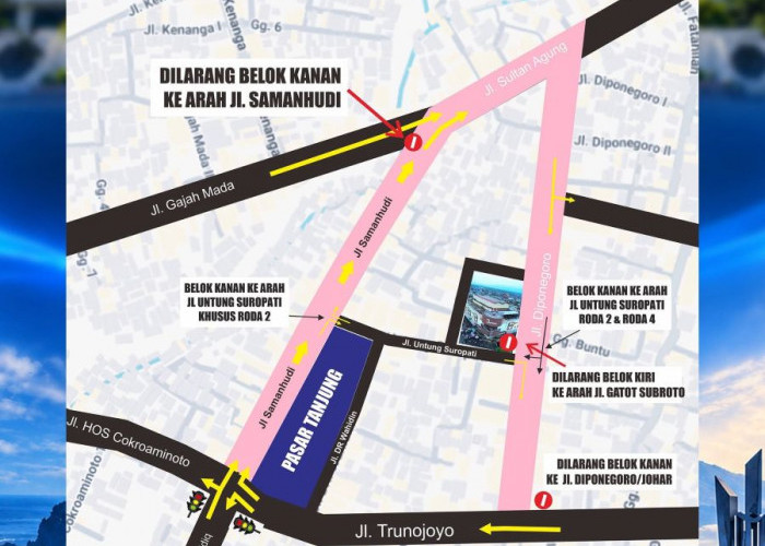Jalan Diponegoro Jember Satu Arah Mulai 5 Oktober 2026,  Arus ke Pasar Tanjung Diubah