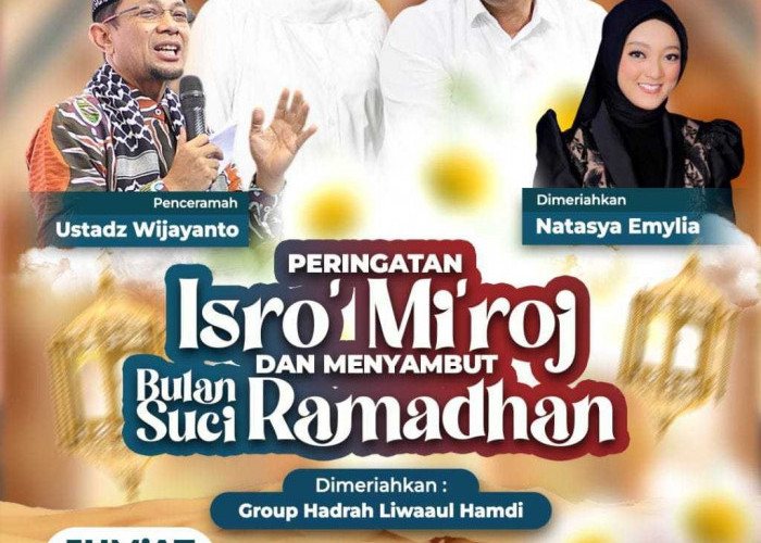 Peringati Isra Mi'raj dan Sambut Ramadhan, Pemkot Gelar Pengajian Akbar bersama Ustad Wijayanto