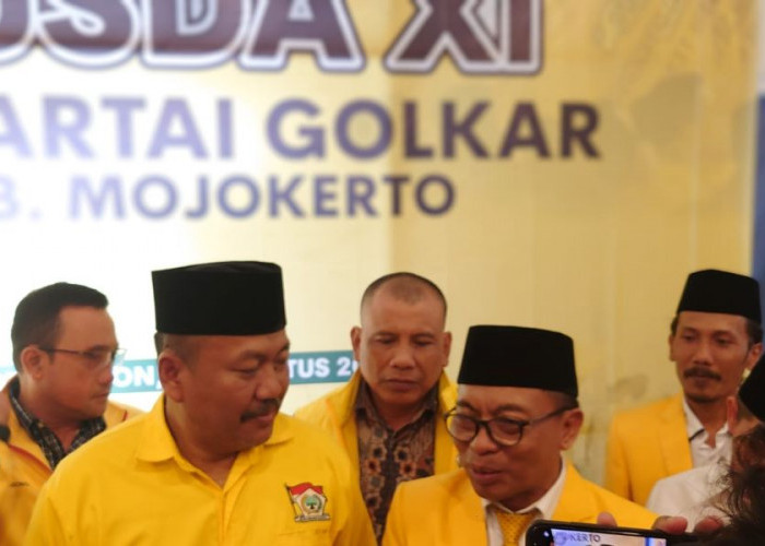 Winajat Terpilih Aklamasi sebagai Ketua DPD Partai Golkar Kabupaten Mojokerto dalam Musda XI