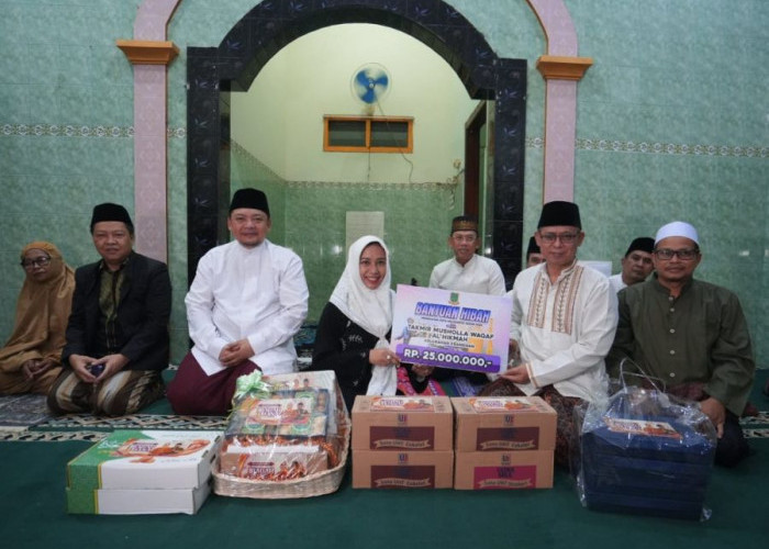 Safari Ramadan Perdana, Wali Kota Mojokerto Ning Ita Ajak Masyarakat Dukung “Panca Cita”