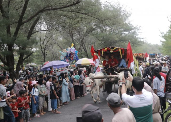 Rayakan Lebaran Ketupat Kawasan Watu Ulo Jember Dipadati Pegon