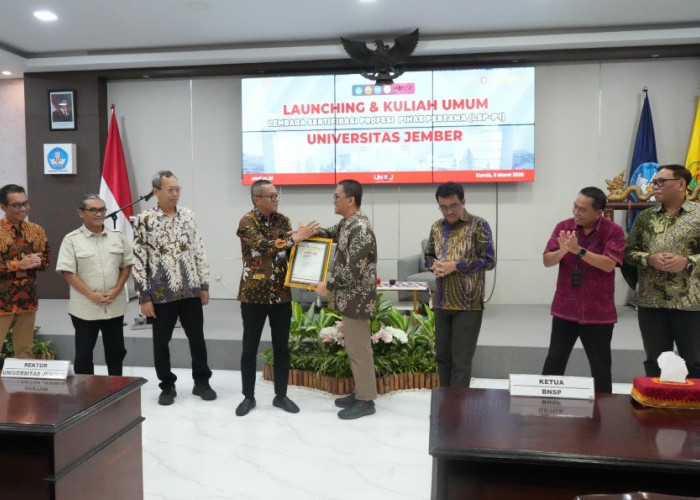 Unej Miliki Lisensi Lembaga Sertifikasi Profesi Pihak Pertama (LSP-P1)