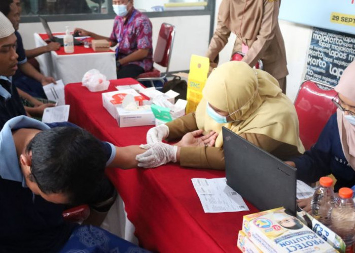 WBP Lapas Mojokerto Jalani Pemeriksaan TBC