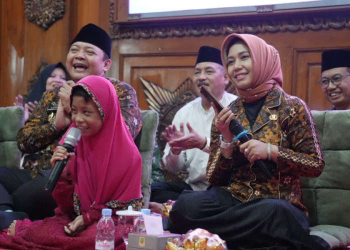 200 Anak Yatim Buka Puasa Bersama Wali Kota dan Wakil Wali Kota Mojokerto