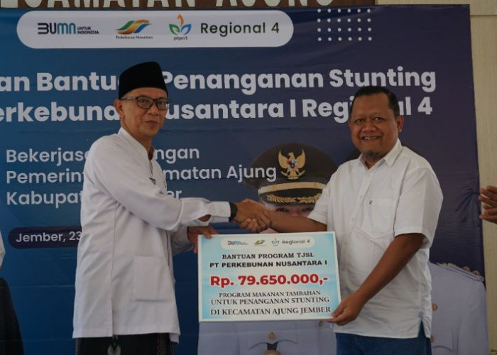 Ratusan Warga Jember Terima Bantuan Penanganan Stunting