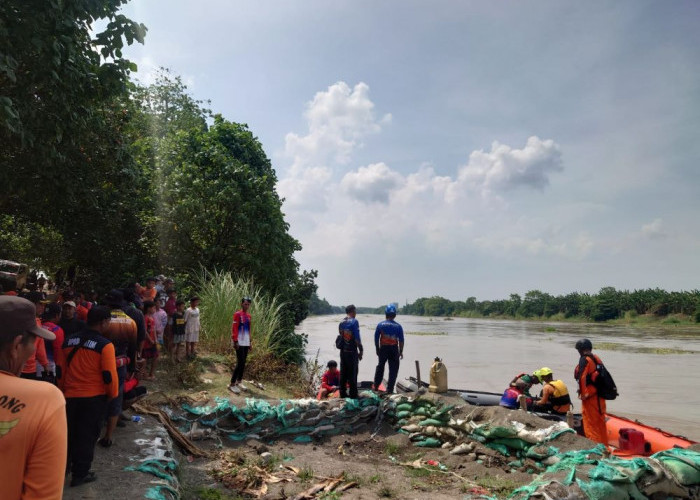 Berenang Seberangi Sungai Brantas, Pemuda di Ngoro Mojokerto Tenggelam