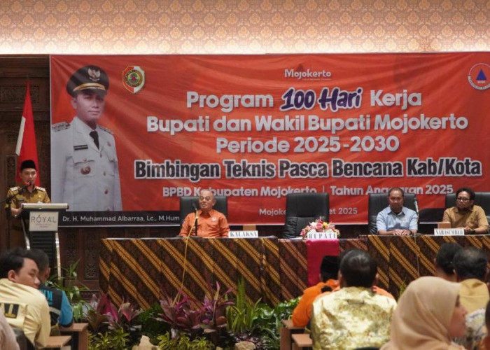 Wujudkan Program 100 Hari Kerja,  Gus Barra Buka Bimbingan Teknis Pasca Bencana