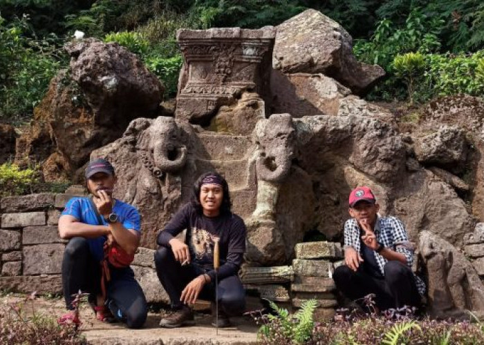 Jejak Sejarah di Gunung Penanggungan, Candi Gajah dan Peninggalan Purbakala