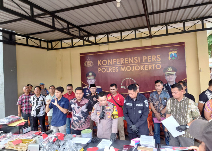 Operasi Pekat Semeru 2025, Polres Mojokerto Tangkap Puluhan Tersangka