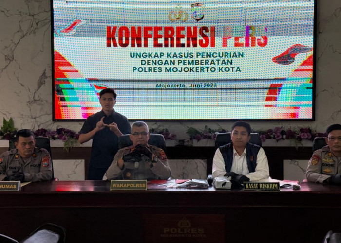Pelaku Pembobolan Rumah Kosong di Jetis Mojokerto Diringkus Polisi