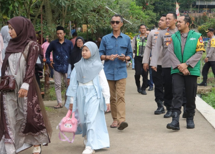 Polres Mojokerto Pantau Obyek Wisata, Pastikan Keamanan Pengunjung Pasca Lebaran