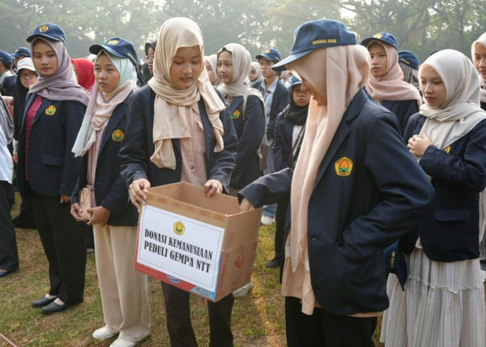 Usai Upacara HUT RI, Rektor Unej Galang Bantuan untuk Korban Gempa NTT
