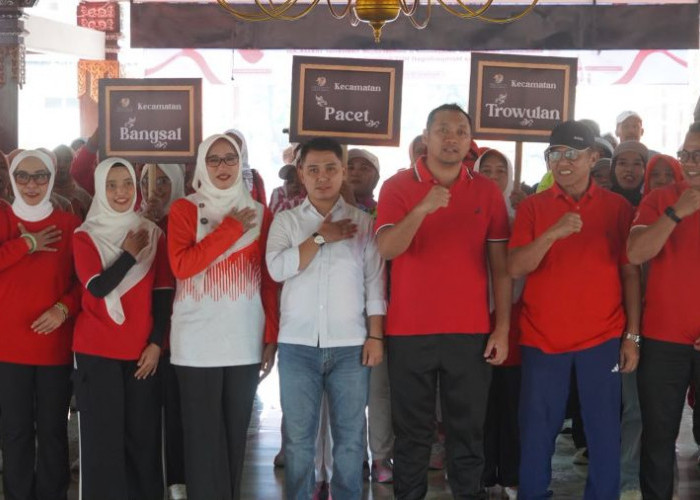 Ratusan Peserta Meriahkan Lomba Senam Perwosi, Gus Barra Ajak Warga Jadikan Olahraga Budaya Sehari-hari
