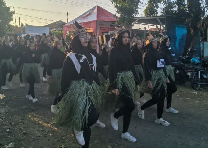Gerak Jalan 17-an di Wilayah Pungging Diikuti Ratusan Regu, Sejumlah Titik Ditutup dan Dialihkan