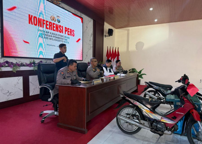 Pencuri Motor Penjual Jamu di Mojokerto Berhasil Diringkus