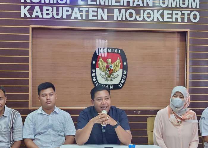 KPU Kabupaten Mojokerto Terima Hasil Audit Laporan Dana Kampanye Pilkada 2024