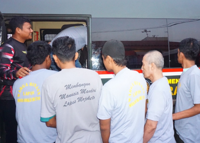 Tekan Overcrowding, 35 Narapidana di Mojokerto Dipindahkan ke Lapas Madiun