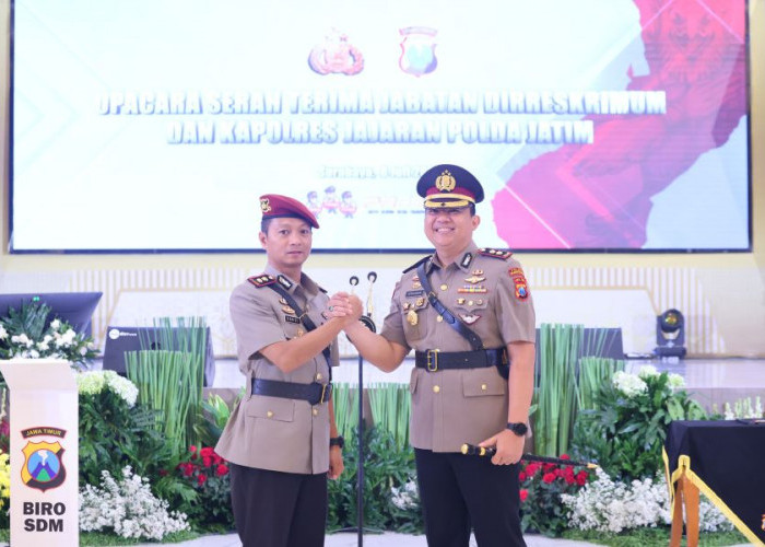 Tongkat Estafet Kepemimpinan Polres Mojokerto Kota Berganti