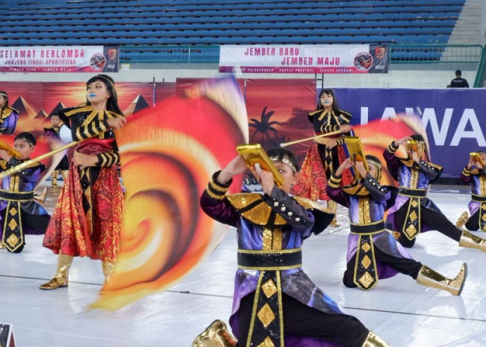 Jember Tuan Rumah Kejurprov Drum Band 2025 dan International Jember Marching Carnival 