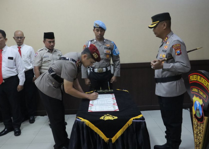 AKP Fauzy Pratama Resmi Jabat Kasat Reskrim Polres Mojokerto