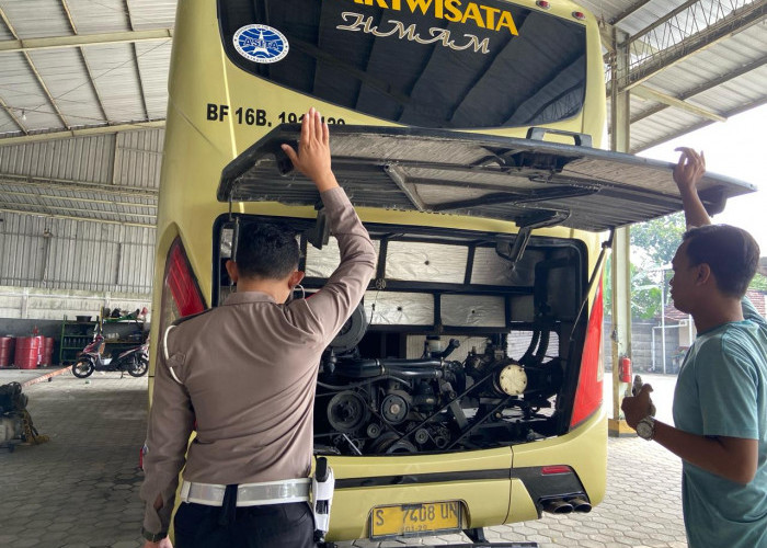 Satlantas Polres Mojokerto Dorong Pemilik PO Bus Perhatikan Kelayakan Operasional Armada