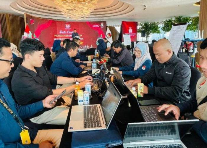 Rekapitulasi Berjalan Lancar. KPU Jatim Resmi Tutup Data Center Pilkada 2024