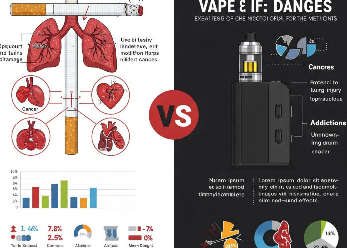 Rokok Versus Vape, Mana yang Lebih Berbahaya? 