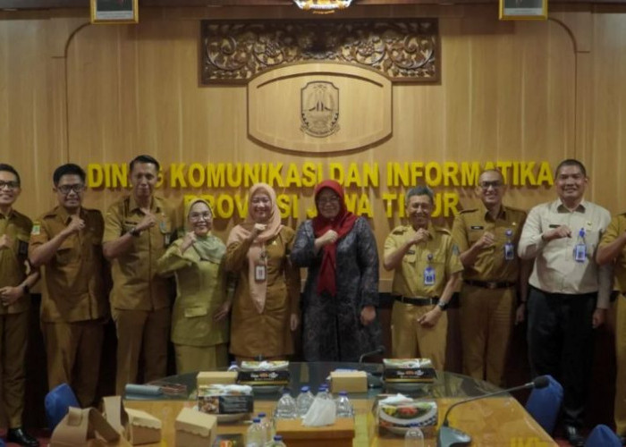 Kominfo Kota Mojokerto Perkuat Sinergi dengan Kominfo Jatim Dorong Transformasi Digital