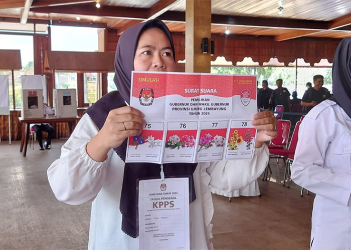 Jelang Pilkada 2024, KPU Kabupaten Mojokerto Gelar Simulasi Pencoblosan Hingga Perhitungan Suara