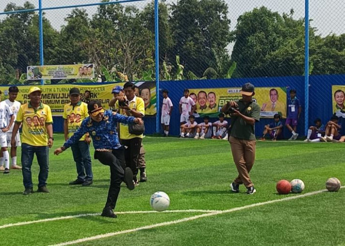 Bukan Sekadar Berebut Gol, Bahlil Mini Soccer Jadi Ajang Silahturahmi Pelajar Mojokerto