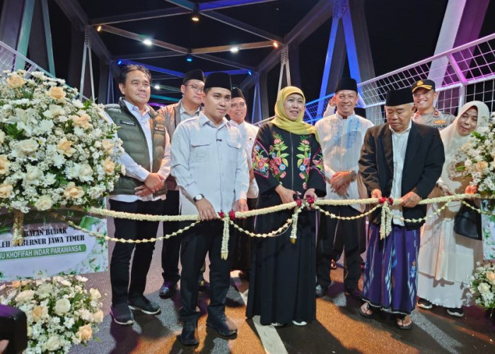 Jembatan Bubak Gondang Mojokerto Diresmikan Setelah Dua Tahun Terputus, Jadi Ikon Ekonomi Baru