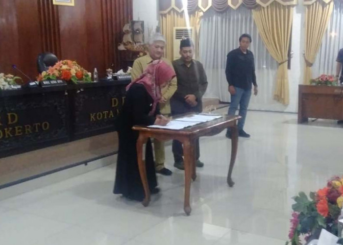 Eksekutif dan Legislatif Setujui Raperda P-APBD Kota Mojokerto Tahun 2023