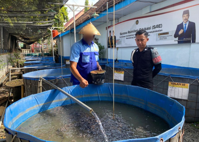 Warga Binaan Lapas Mojokerto Dapat Pelatihan Budidaya Ikan Lele