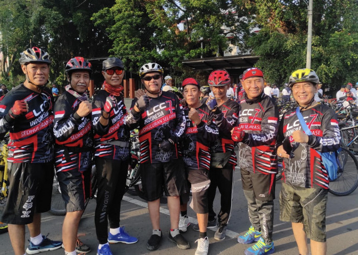 Gowes HUT ke 52 Korpri,  LCC Borong Doorprize