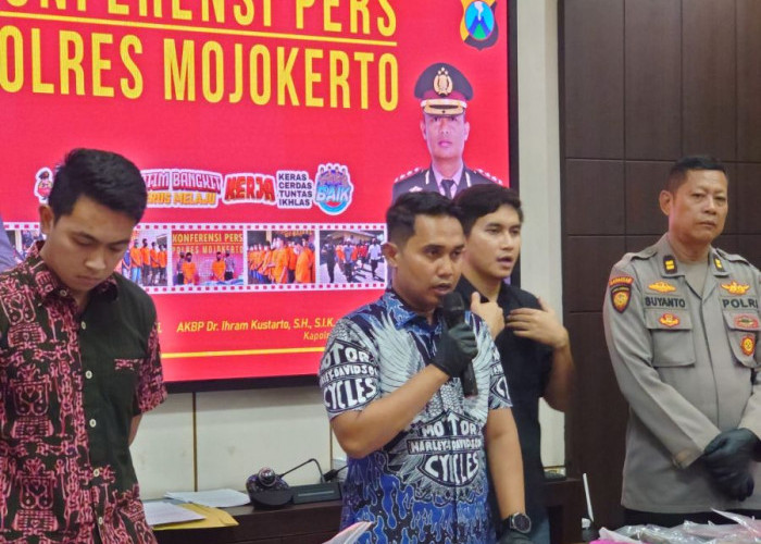 Maling Sepeda Motor Milik Petani di Mojokerto Berhasil Diringkus 