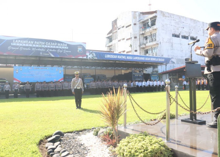 Operasi Ketupat 2026 Dimulai, Personel Polres Mojokerto Kota Siaga Amankan Mudik lebaran