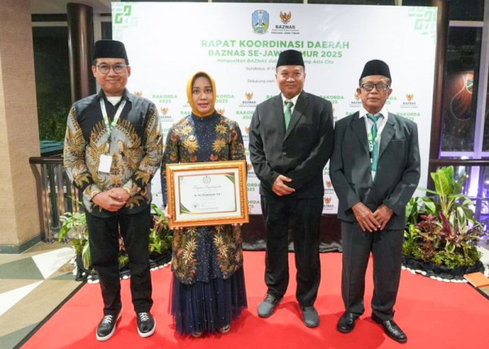 Wali Kota Mojokerto Peroleh Penghargaan dari Baznas Jatim