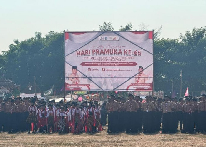 Menuju Swasembada Pangan, Pemkab Mojokerto Gandeng Pramuka Cetak Generasi Produktif