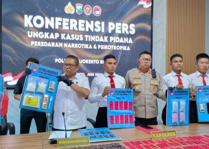 Polisi Ungkap Modus Baru Peredaran Narkoba di Mojokerto, Sistem Ranjau dan Bayar Pakai Aplikasi Digital