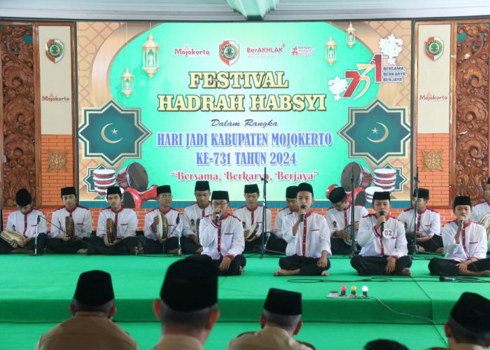 Rangkaian Kegiatan HUT ke 731, Pemkab Mojokerto Gelar Festival Hadrah Habsyi, 