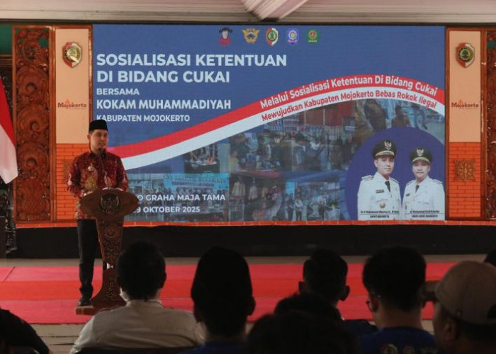 Bupati Mojokerto Al Barra Ajak KOKAM Muhammadiyah Perangi Rokok Ilegal