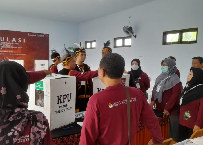 Kapolsek dan Camat Magersari Ingatkan KPU Kota Mojokerto Kemungkinan Terjadi Banjir Saat Pencoblosan