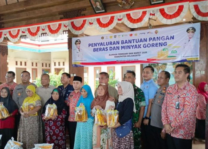 156 Ribu Warga Kabupaten Mojokerto Digerojok Bantuan Pangan